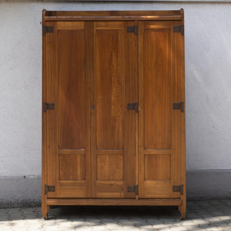 Bild 1 zu Objekt, 'Interior III' wardrobe, 1905, Richard Riemerschmid, Dresdener Werkst&auml;tten, Dresden-Hellerau, 139A 12