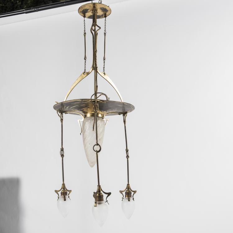 Bild 1 zu Objekt, Deckenlampe, um 1910, Deutschland, 141C 657