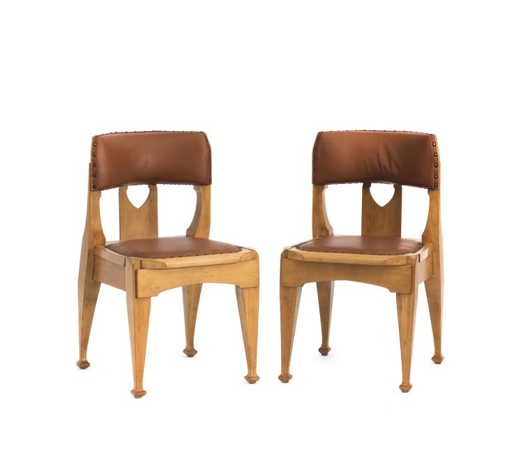 Hauptbild zu Objekt, Two side chairs, c. 1903, Richard Riemerschmid, 139A 7