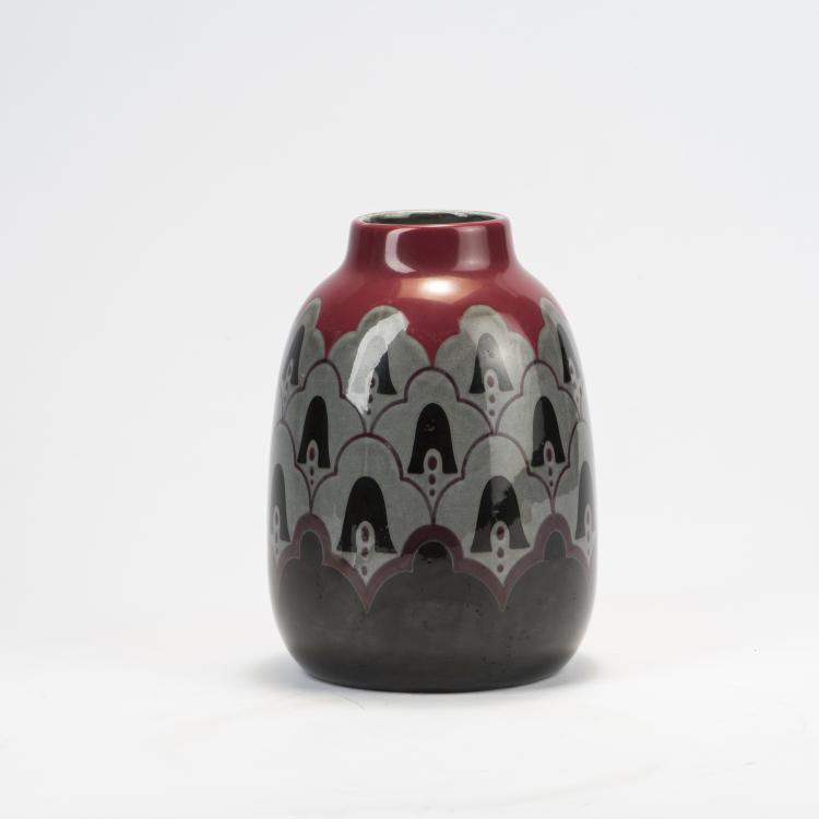 Bild 1 zu Objekt, Vase, 1918, Christian Neureuther, W&auml;chtersbach, Steingutfabrik, 138B 613