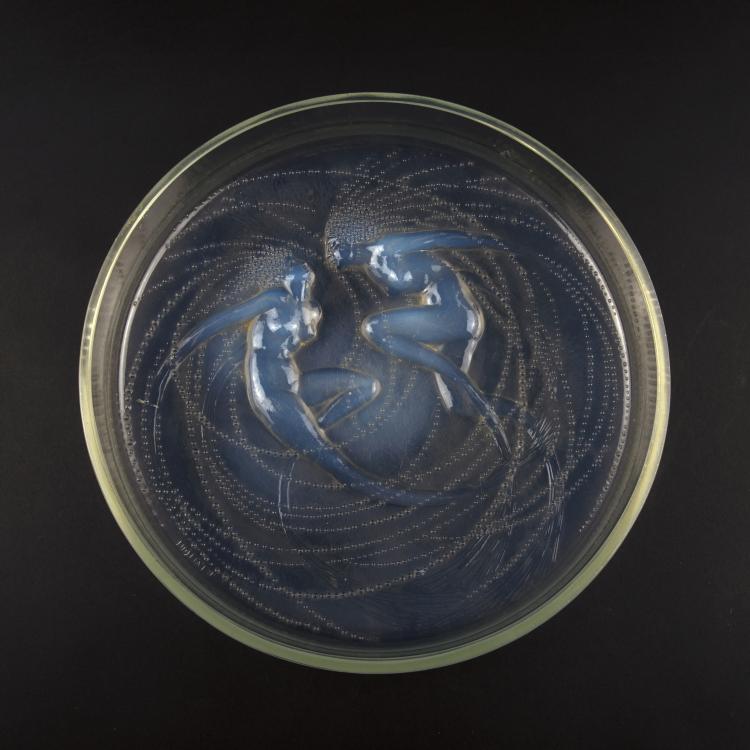 Bild 1 zu Objekt, Deckel 'Deux Sir&egrave;nes', 1921, Lalique, Ren&eacute;, Wingen-sur-Moder, 138A 23