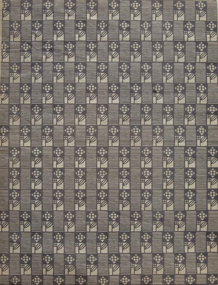 Hauptbild zu Objekt, Two sheets of wrapping paper, c1903, Koloman Moser, Wiener Werkst&auml;tte, 138B 756