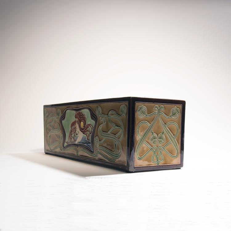 Bild 2 zu Objekt, Jardiniere, c1900, Carl Sigmund Luber, Schwarz, J. von, N&uuml;rnberg, 138B 606