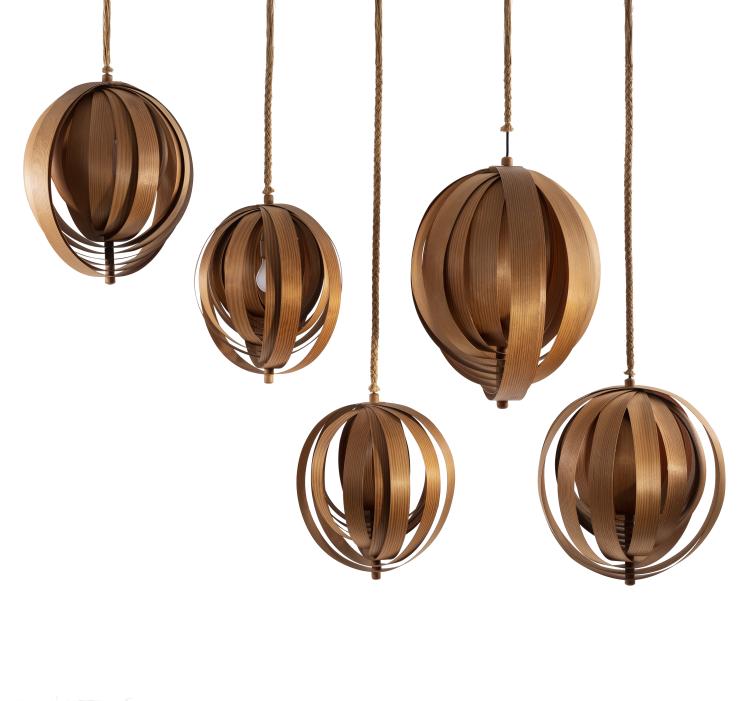 Hauptbild zu Objekt, Ceiling light, five pieces, 1960s, Hans-Agne Jakobsson, Hans Agne Jakobsson AB, Markaryd, 139B 512