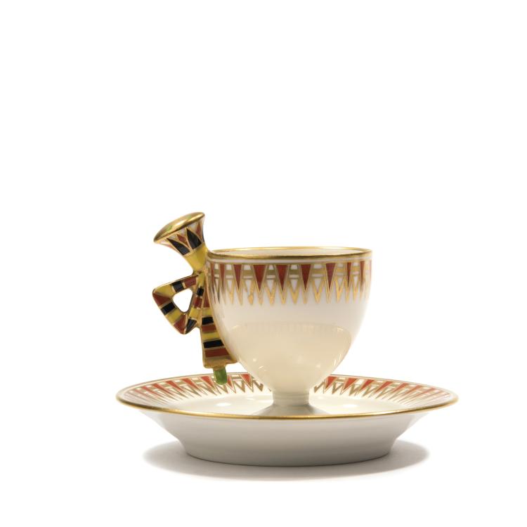 Hauptbild zu Objekt, Mocha cup, c1925, Richard-Ginori, Doccia, 138B 501