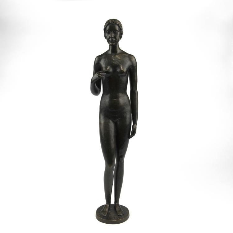 Hauptbild zu Objekt, Female nude, 1920s, Emmerich Oehler, 138B 414
