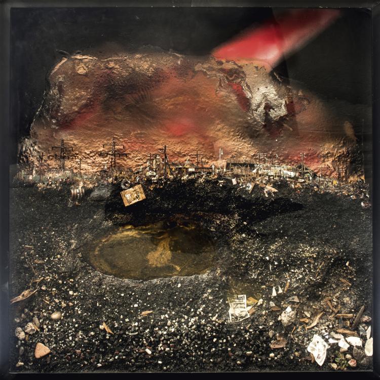 Hauptbild zu Objekt, Assemblage 'Biokinetic Green in Black', 1972, H. A. Schult, 138C 851