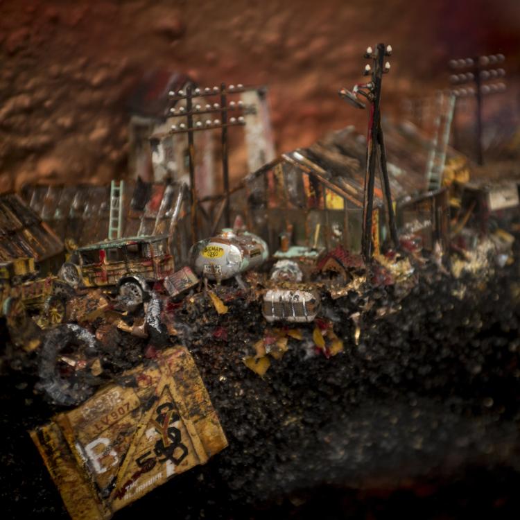 Bild 1 zu Objekt, Assemblage 'Biokinetic Green in Black', 1972, H. A. Schult, 138C 851