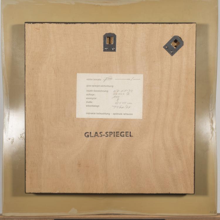 Bild 1 zu Objekt, Glas-Spiegel-Verformung 'KH-KX-670' (Serie B), 1974, Victor Bonato, 138C 799
