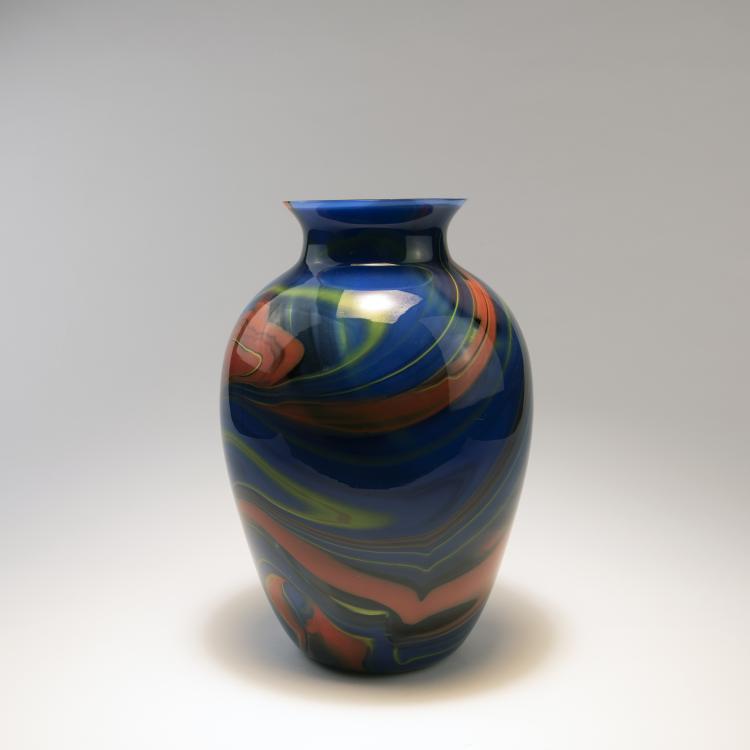 Bild 1 zu Objekt, Vase, 1988/89, Ottavio Missoni, Missoni, Mailand; Arte Vetro, Murano, 140C 618