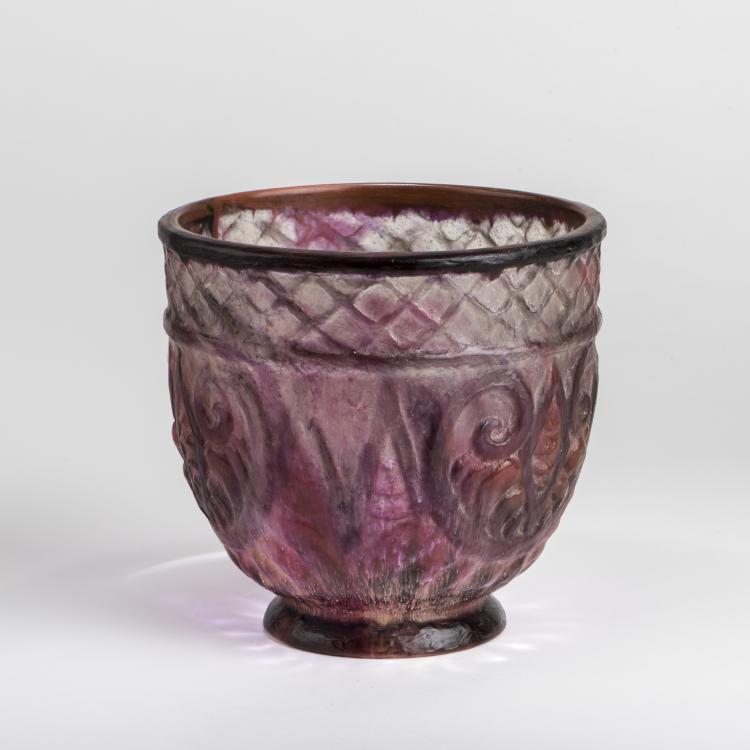 Bild 1 zu Objekt, Vase 'Volutes et losanges', 1927, Gabriel Argy-Rousseau, Argy-Rousseau, Gabriel, Paris, 138B 95