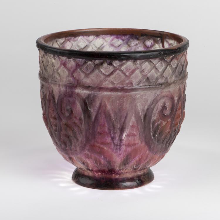 Bild 2 zu Objekt, Vase 'Volutes et losanges', 1927, Gabriel Argy-Rousseau, Argy-Rousseau, Gabriel, Paris, 138B 95