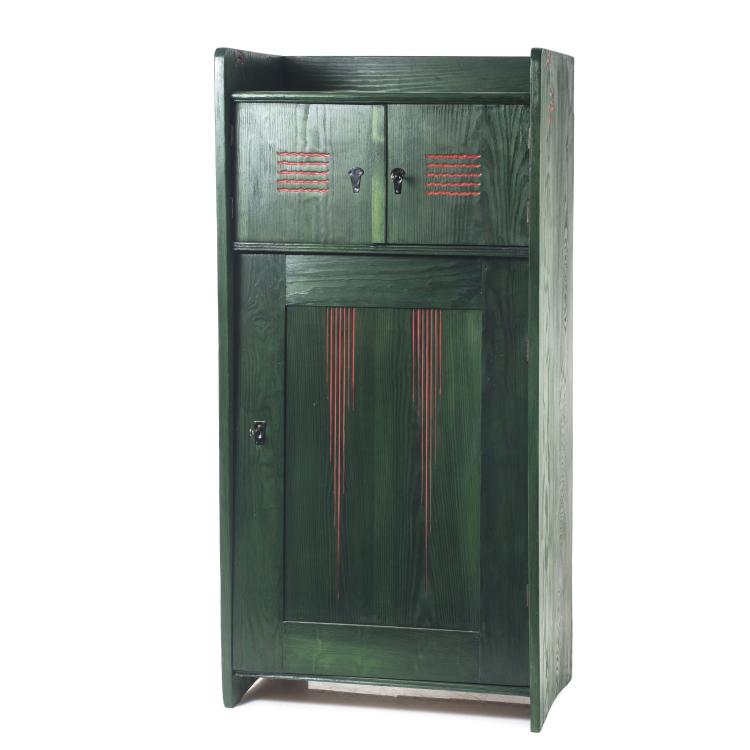 Bild 1 zu Objekt, Schrank f&uuml;r das Sanatorium in Wyk auf F&ouml;hr, um 1899, August Endell, Dresdner Werkst&auml;tten f&uuml;r Handwerkskunst, Hellerau, 138B 724