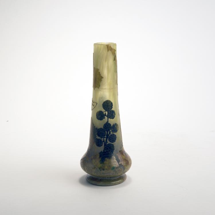Bild 1 zu Objekt, Vase 'M&ucirc;res en automne', um 1910, Daum Fr&egrave;res, Nancy, 138B 145