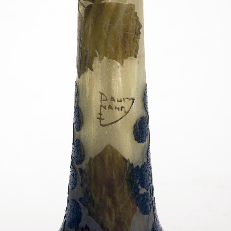 Bild 2 zu Objekt, Vase 'M&ucirc;res en automne', um 1910, Daum Fr&egrave;res, Nancy, 138B 145
