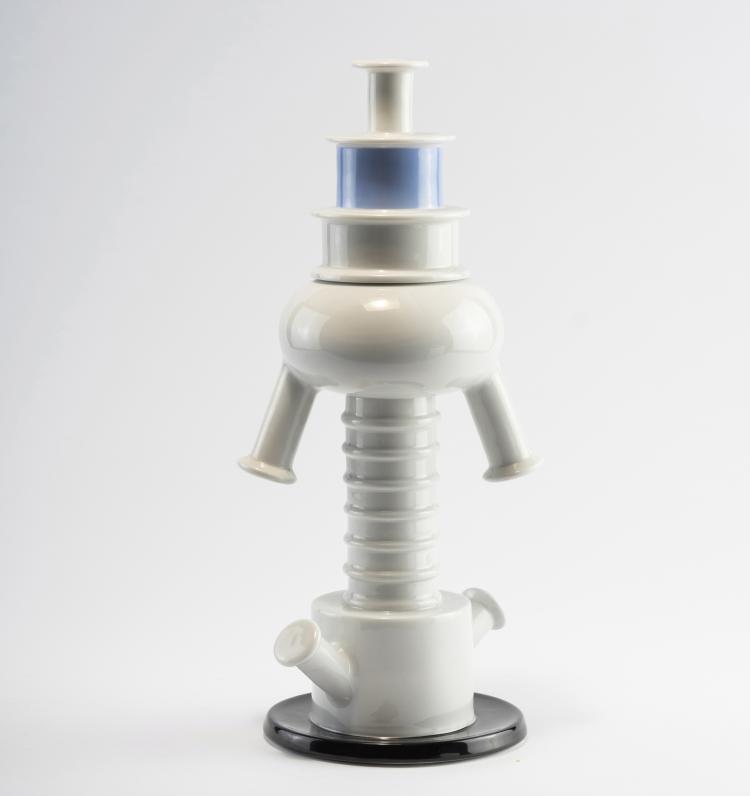 Hauptbild zu Objekt, 'Tigris' vase, 1983, Ettore Sottsass, Memphis, Mailand, 140B 226