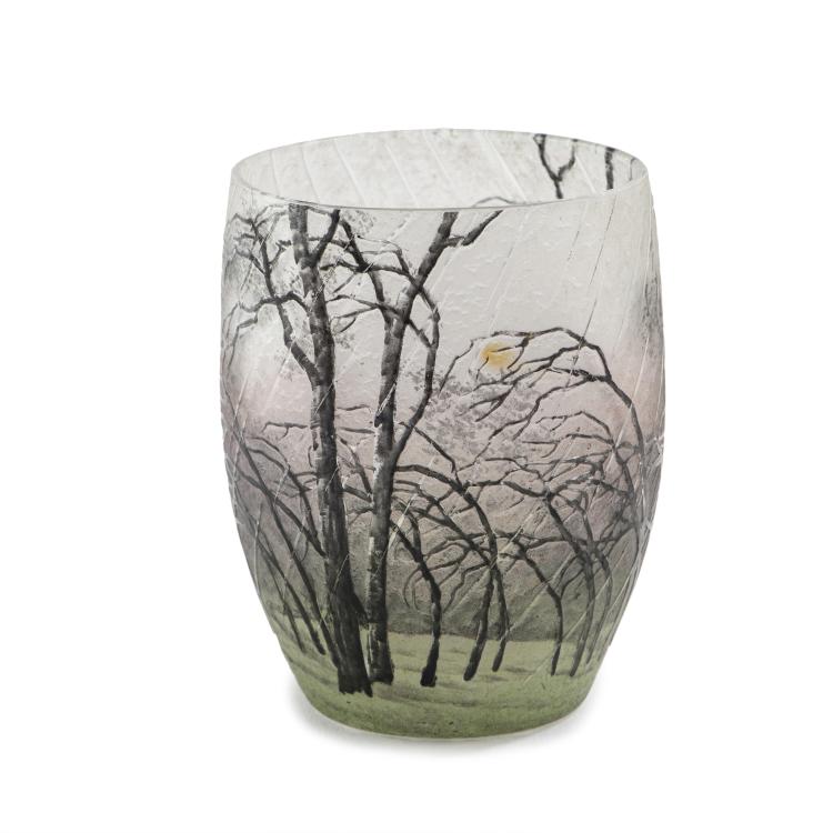 Hauptbild zu Objekt, 'Pluviose' or 'Une pluie' vase, 1900, Henri Berg&eacute;, Daum Fr&egrave;res, Nancy, 138B 118