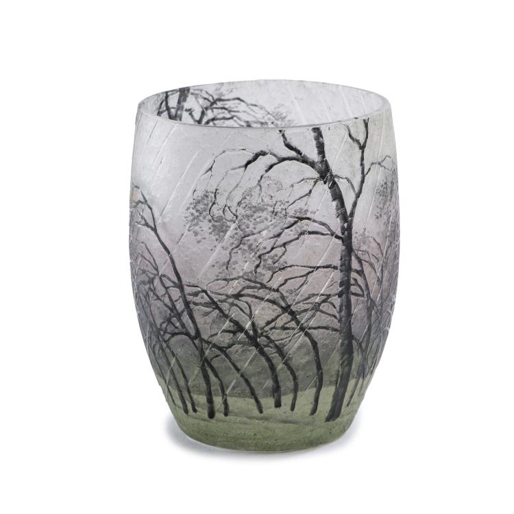 Bild 1 zu Objekt, 'Pluviose' or 'Une pluie' vase, 1900, Henri Berg&eacute;, Daum Fr&egrave;res, Nancy, 138B 118