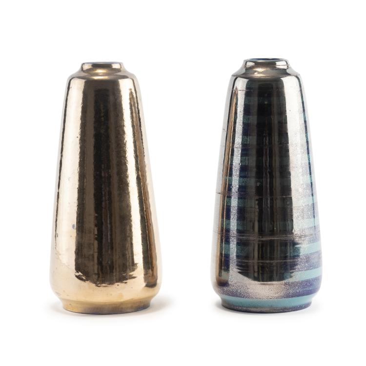 Hauptbild zu Objekt, Two vases, 1950s, Scuola d'Arte Grottaglie, 139B 550