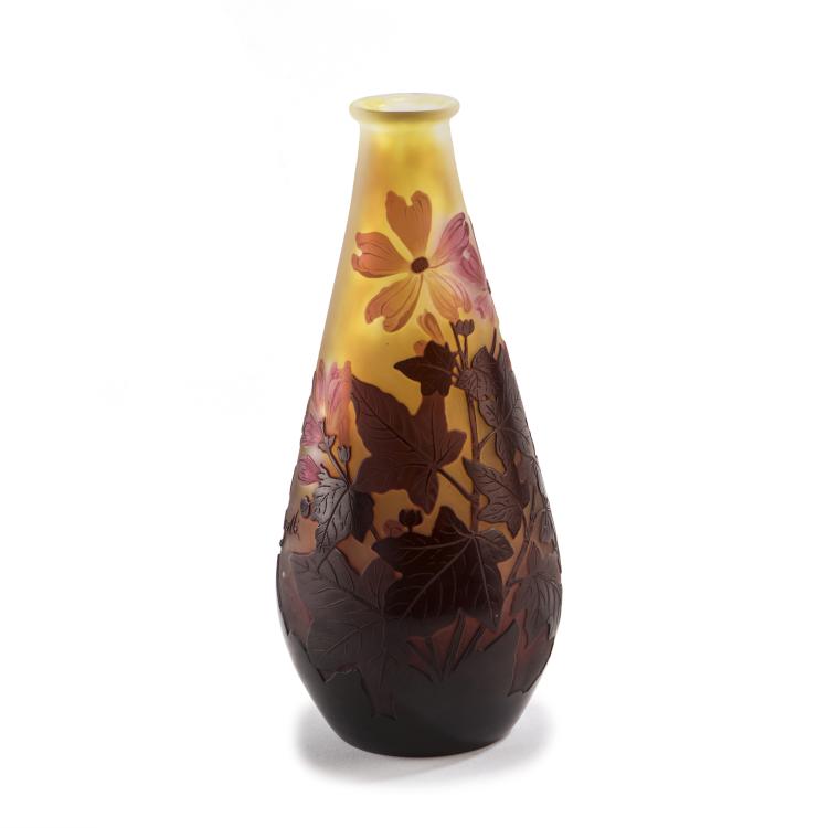 Hauptbild zu Objekt, 'Mauve des bois' vase, 1920s, Gall&eacute;, Etablissements, Nancy, 138B 242