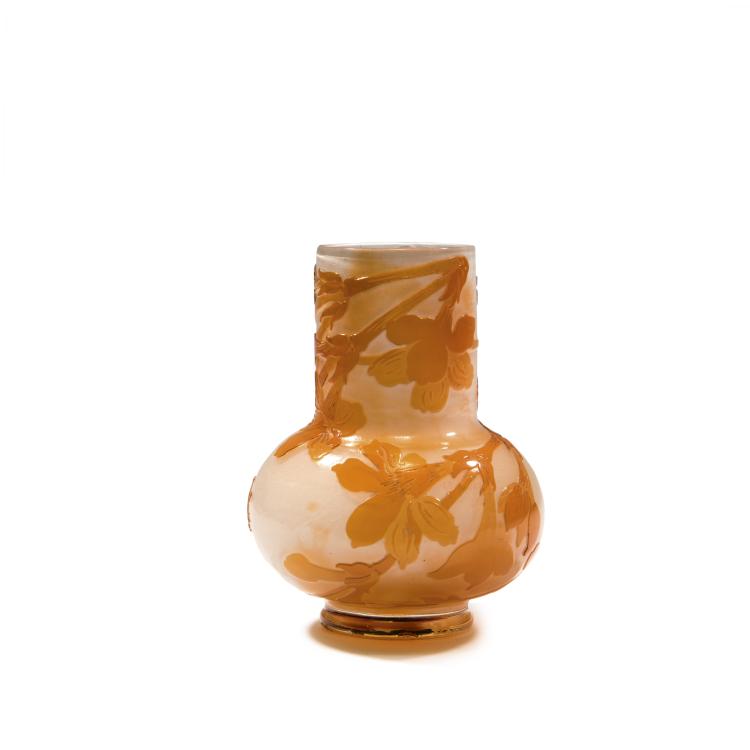 Hauptbild zu Objekt, Kleine Vase 'Pommier en fleurs', um 1900, Gall&eacute;, Emile, Nancy, 138B 204