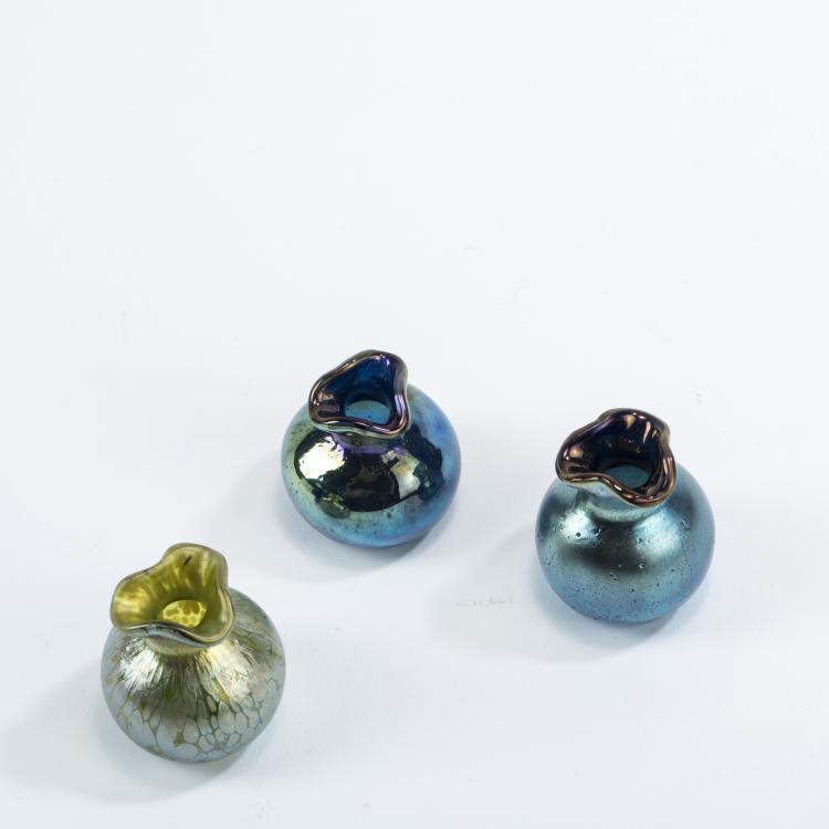 Bild 1 zu Objekt, Three miniature vases, c1900, L&ouml;tz Wwe., Klosterm&uuml;hle, 138B 318