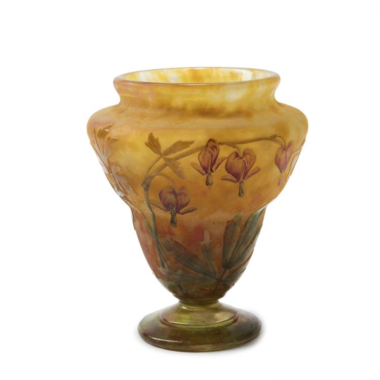 Hauptbild zu Objekt, Vase 'Coeur de Jeanette', um 1910, Daum Fr&egrave;res, Nancy, 138B 147