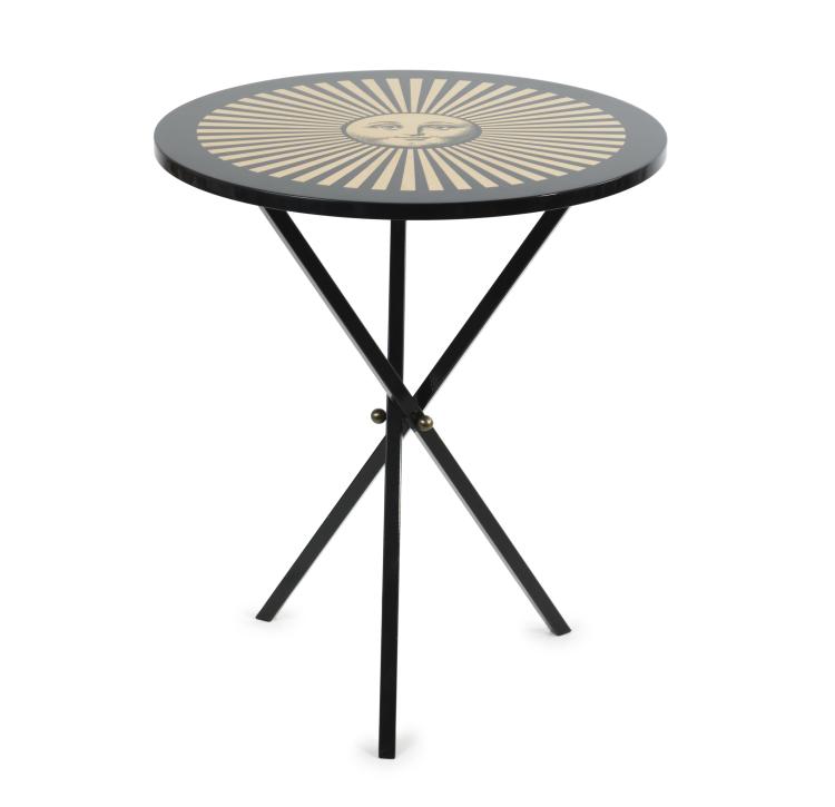 Hauptbild zu Objekt, 'Sole' end table, 1980s, Piero Fornasetti, Fornasetti, Mailand, 139B 404