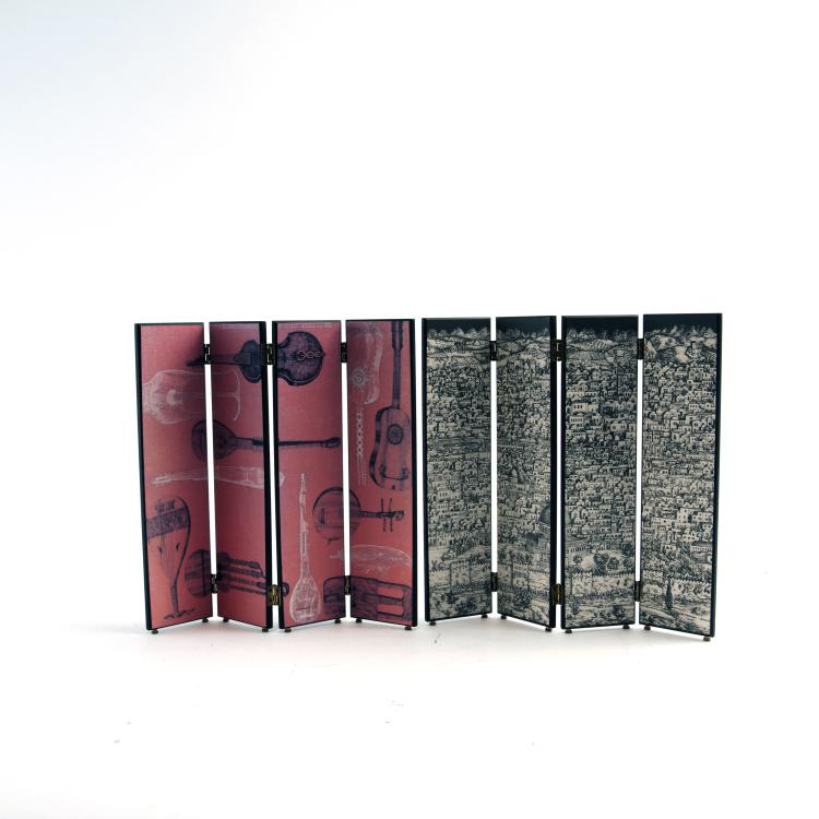 Bild 3 zu Objekt, Miniature 'Strumenti musicali' screen, 1990s, Barnaba Fornasetti, Fornasetti, Mailand, 139B 408