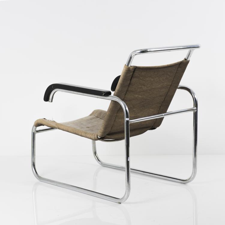Bild 4 zu Objekt, Armlehnsessel 'B 35', um 1928/29, Marcel Breuer, Thonet Frankenberg (zugeschrieben), 139A 49