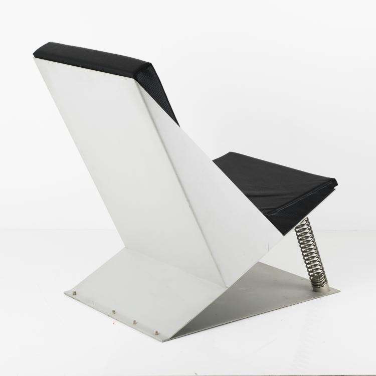 Bild 1 zu Objekt, 'Schleudersitz' easy chair, 1984/85, Hermann Waldenburg, Waldenburg, Hermann; Pfiffner, Augsburg, 139A 191