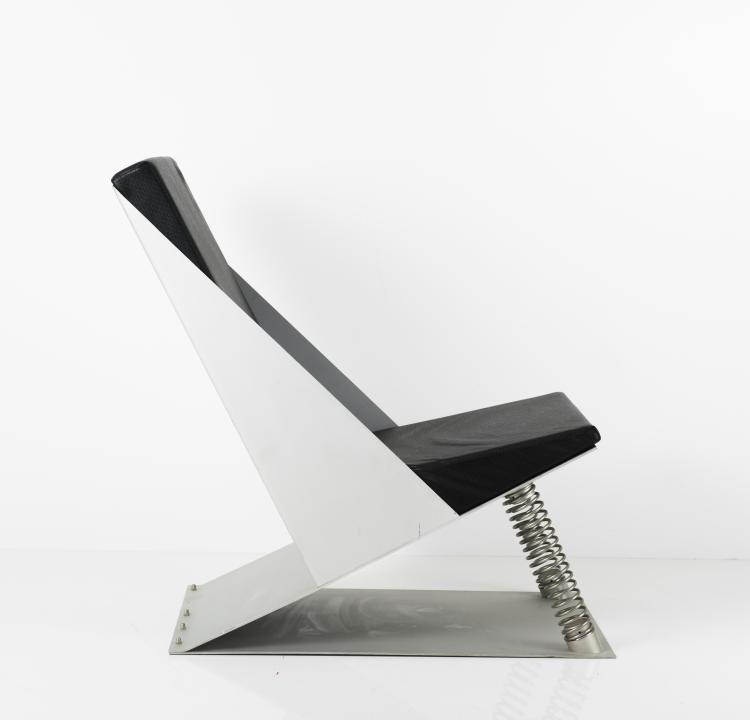 Bild 2 zu Objekt, 'Schleudersitz' easy chair, 1984/85, Hermann Waldenburg, Waldenburg, Hermann; Pfiffner, Augsburg, 139A 191