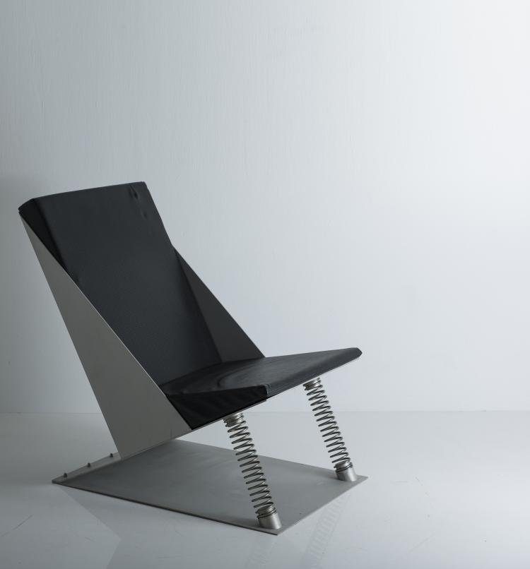 Bild 6 zu Objekt, 'Schleudersitz' easy chair, 1984/85, Hermann Waldenburg, Waldenburg, Hermann; Pfiffner, Augsburg, 139A 191