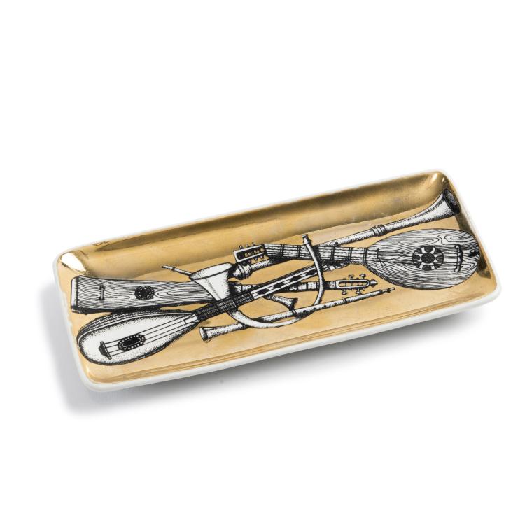 Hauptbild zu Objekt, Aschenbecher 'Strumenti musicali', 1950/60er Jahre, Piero Fornasetti, Fornasetti, Mailand, 139B 386