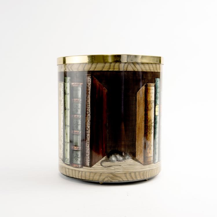 Bild 1 zu Objekt, Papierkorb 'Libri', 1950er Jahre, Piero Fornasetti, Fornasetti, Mailand, 139B 376