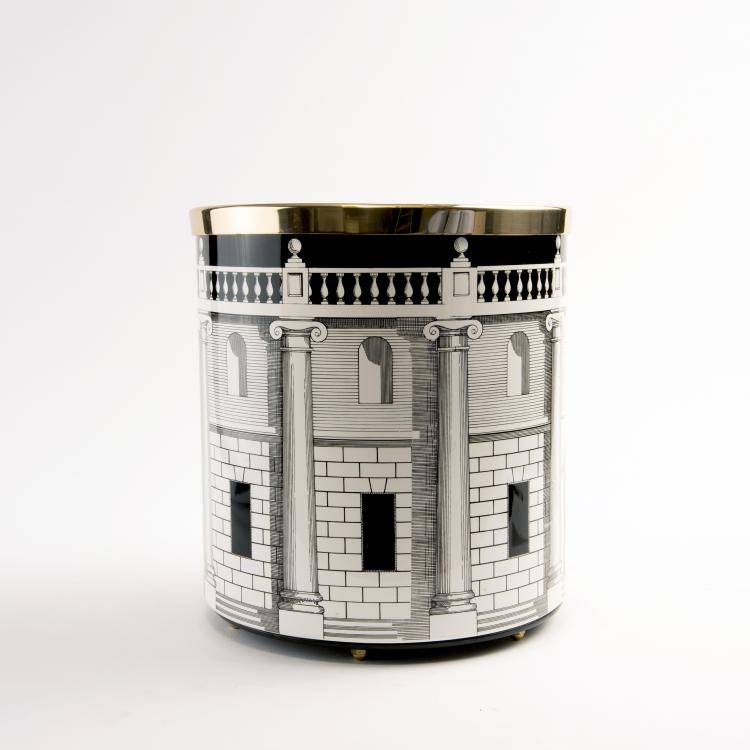 Bild 1 zu Objekt, Papierkorb 'Casa con colonne', 1950er Jahre, Piero Fornasetti, Fornasetti, Mailand, 139B 377