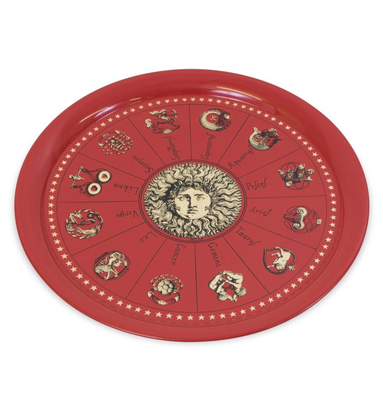Hauptbild zu Objekt, 'Zodiaci' tray, 1950s, Piero Fornasetti, Fornasetti, Mailand, 139B 384