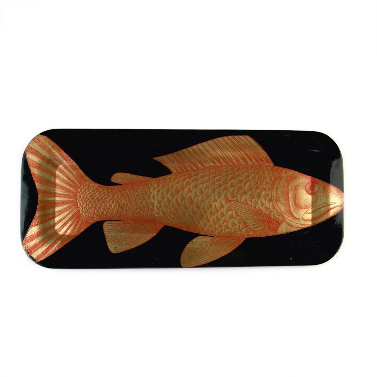 Hauptbild zu Objekt, Tablett 'Pesce', 1960er Jahre, Piero Fornasetti, Fornasetti, Mailand, 139B 398