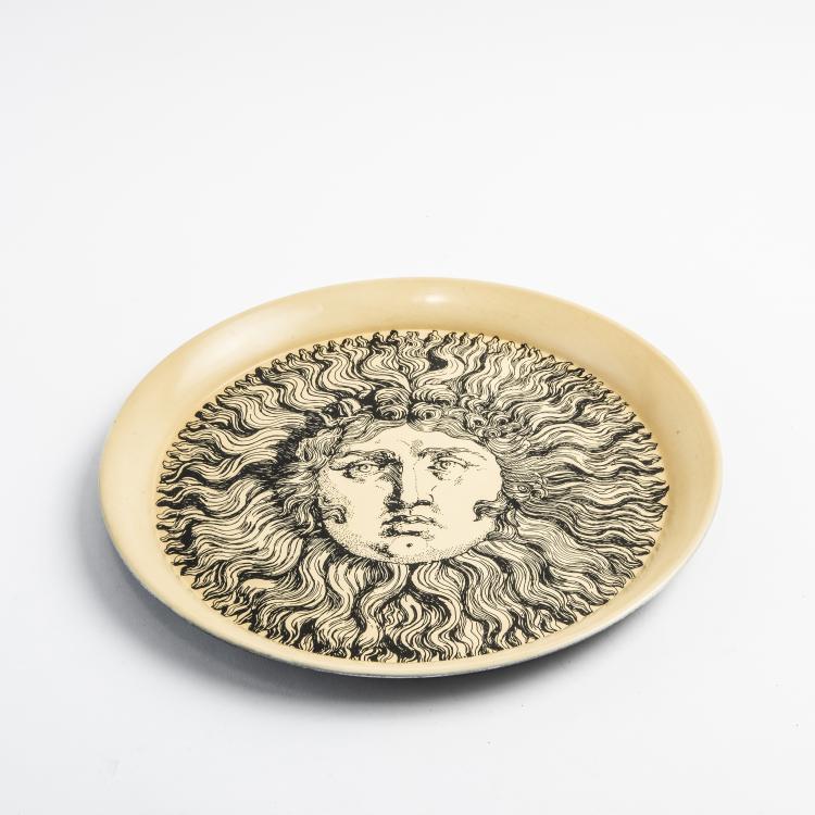 Bild 1 zu Objekt, 'Re sole' tray, 1950s, Piero Fornasetti, Fornasetti, Mailand, 139B 373