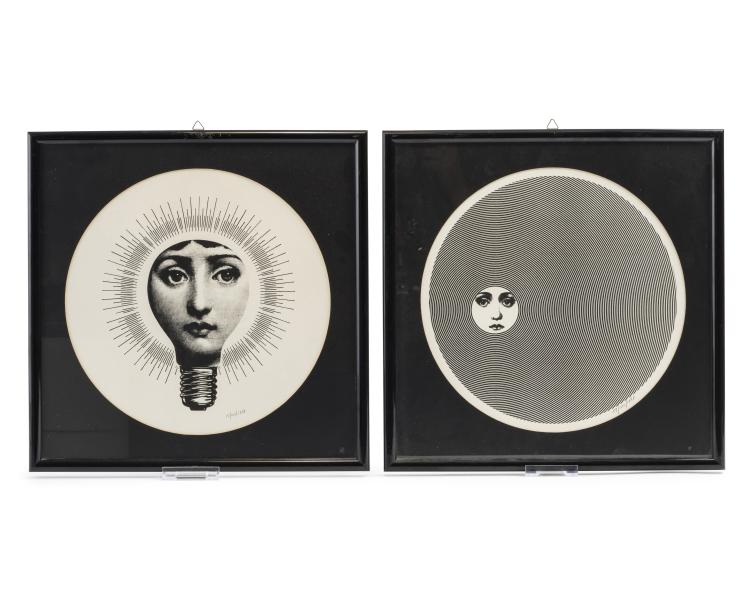 Hauptbild zu Objekt, Two 'Tema e Variazioni' silkscreen prints, 1998, Barnaba Fornasetti, Fornasetti, Mailand, 139B 421