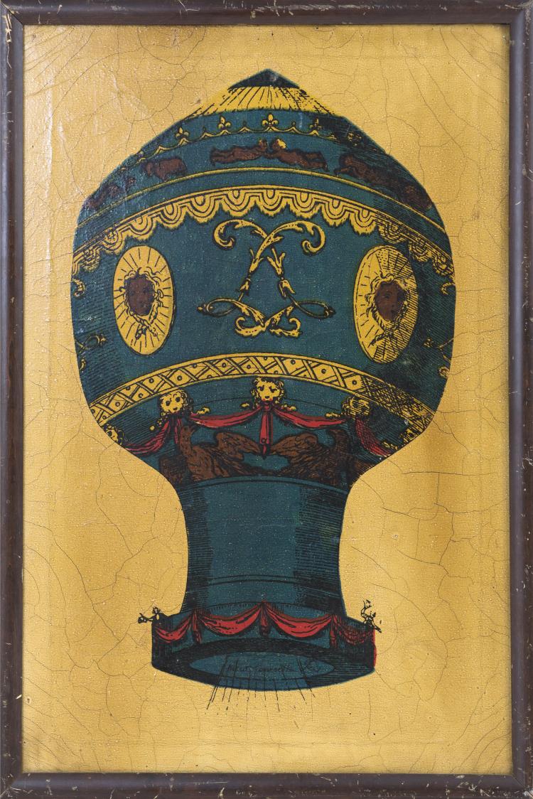 Hauptbild zu Objekt, 'Hot-Air Ballon', 1950s, Piero Fornasetti, 139B 383