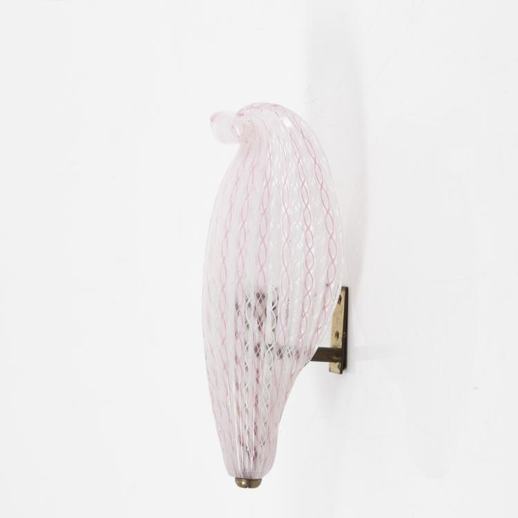 Bild 1 zu Objekt, Two 'Zanfirico' sconces, c. 1949/50, Fulvio Bianconi, Venini & C., Murano, 140B 201