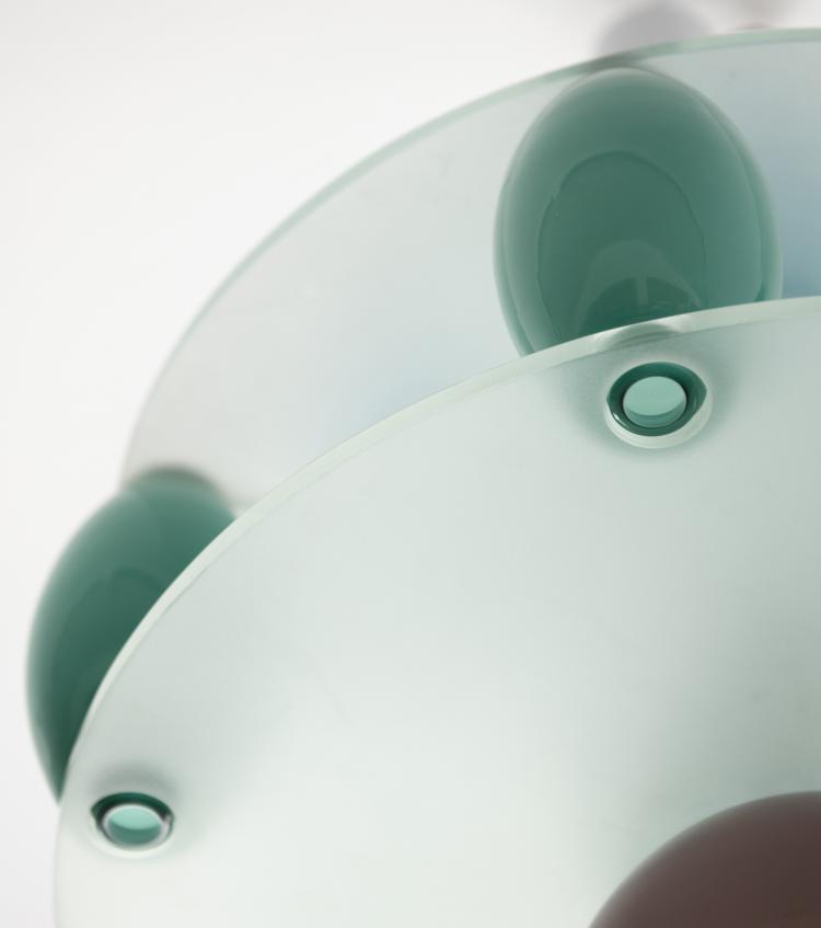 Bild 3 zu Objekt, 'Schiavone' ceiling light, c. 1990, Marco Zanini, Venini & C., Murano, 140B 408