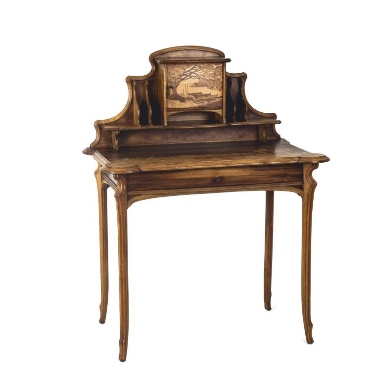 Hauptbild zu Objekt, Small writing desk, 1905-15, Gall&eacute;, Etablissements, Nancy, 138B 731