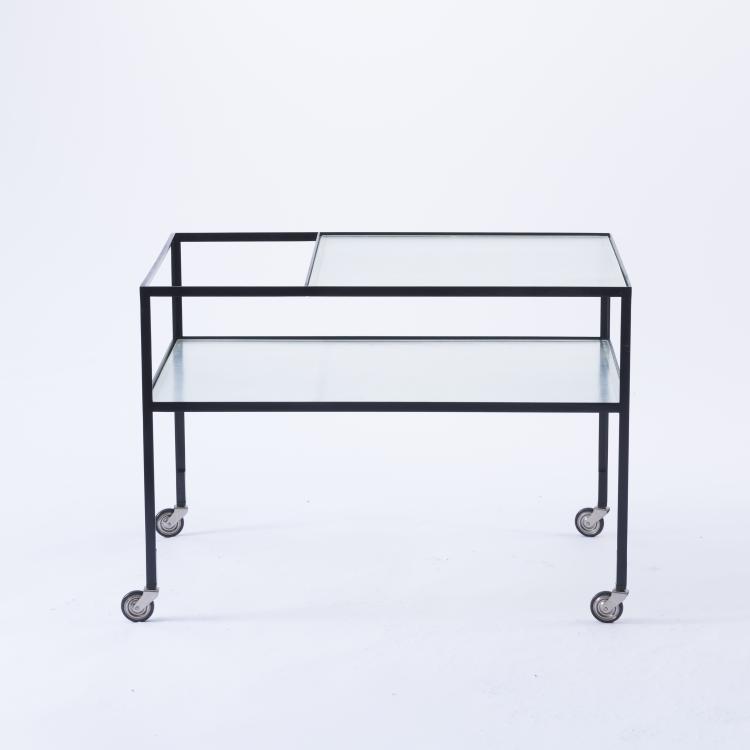 Bild 1 zu Objekt, Serving cart, 1956, Herbert Hirche, Holz&auml;pfel, Christian, Ebhausen, 139A 132