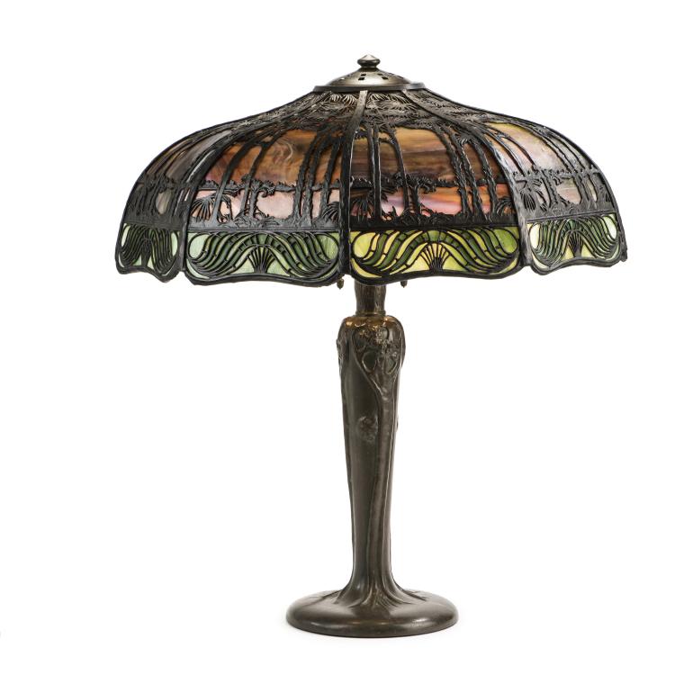 Hauptbild zu Objekt, 'Hawaii' table light, c1910, Handel & Co., Connecticut, 138B 292