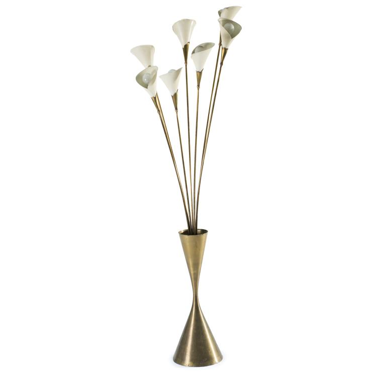 Hauptbild zu Objekt, 'Calla' floor lamp, c. 1955., Angelo Lelli, Arredoluce, Monza, 139B 271