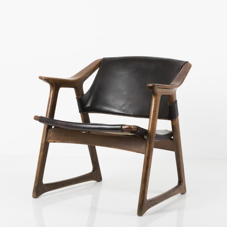 Bild 1 zu Objekt, 'Fox' armchair, c. 1958, Rolf Hesland, Haug Snekkeri, Norwegen, 139B 351