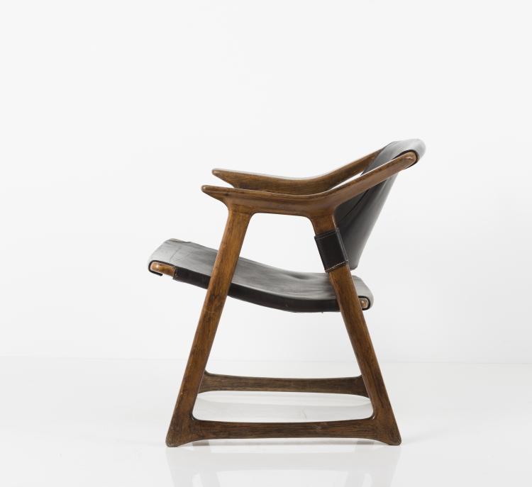 Bild 2 zu Objekt, 'Fox' armchair, c. 1958, Rolf Hesland, Haug Snekkeri, Norwegen, 139B 351