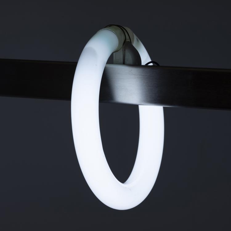 Bild 2 zu Objekt, Ceiling light with neon rings, 1990s, O DIN Design und Imagekonzepte GmbH, Mannheim, 139B 625
